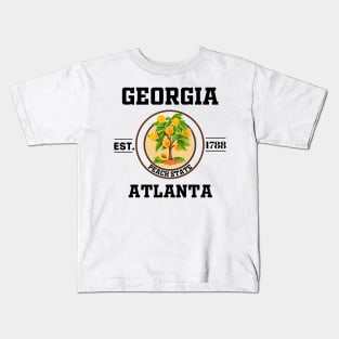 Georgia state Kids T-Shirt